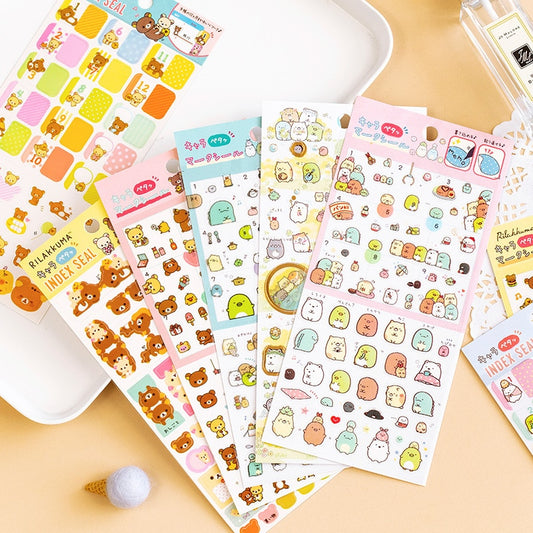Mohamm Relaxing Bear Series Kawaii Cute Sticker