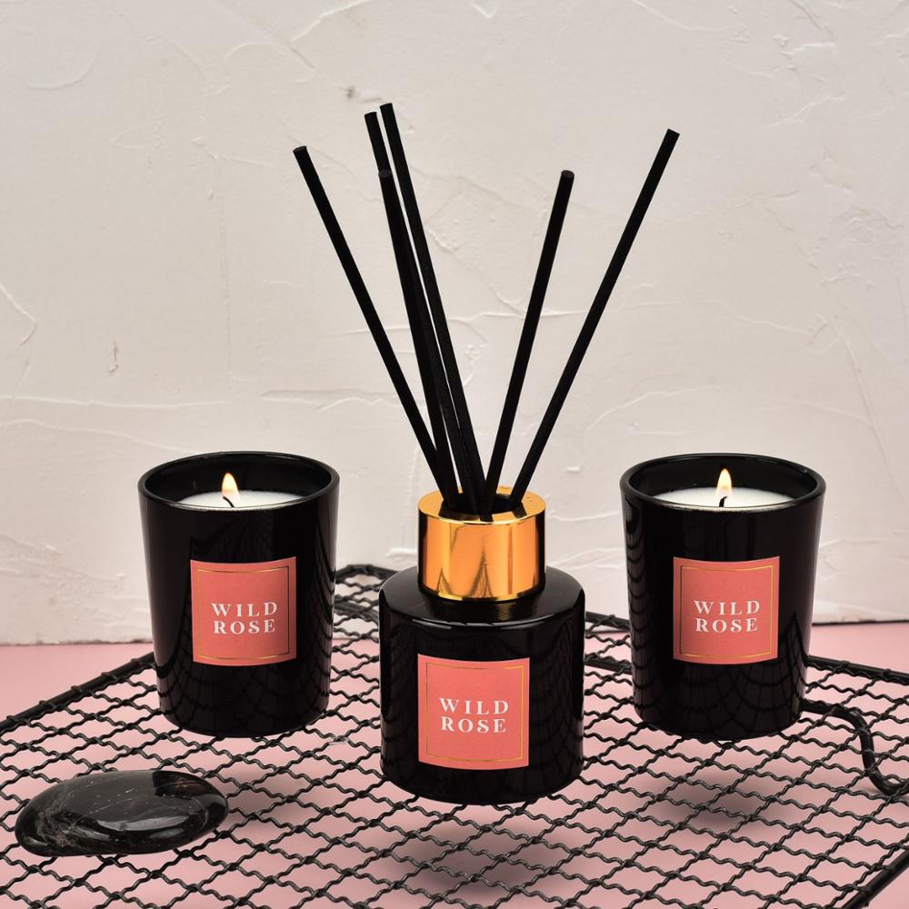 50ml Reed Diffuser + 2pcs Scented Candle Gift Box Set