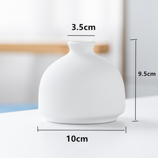 1pc Frosted Ceramic Vase Crafts