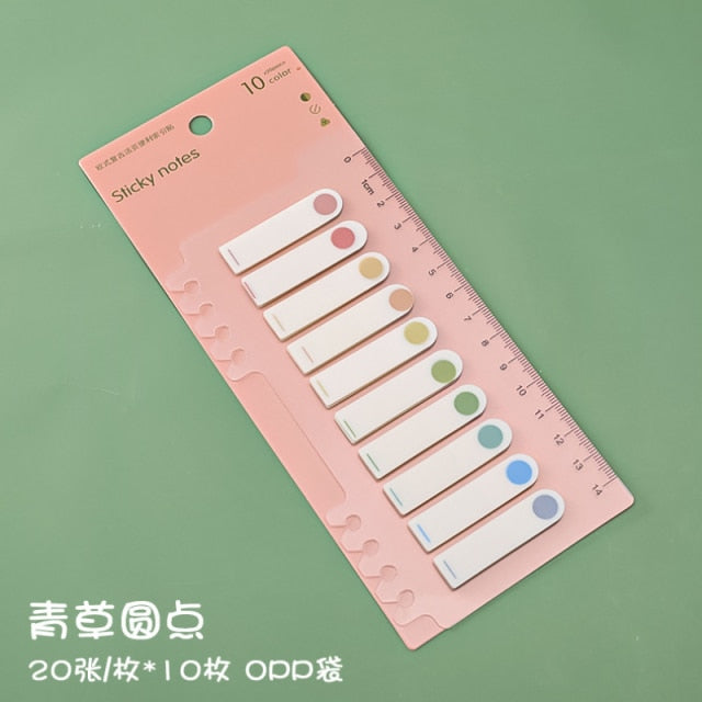 200 Sheets Retro Memo Pad Posted It Sticky Notes Paper Sticker