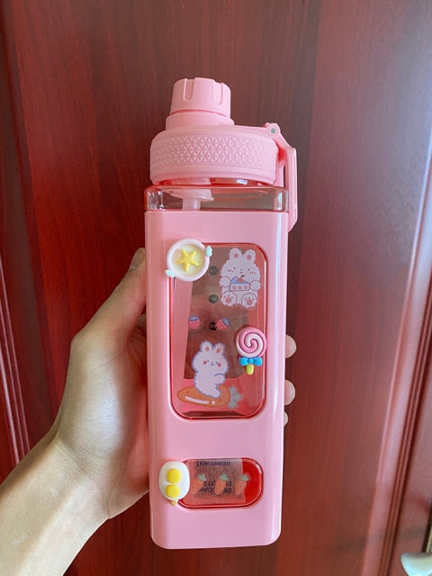 Kawaii Bear Pastel Water Bottle