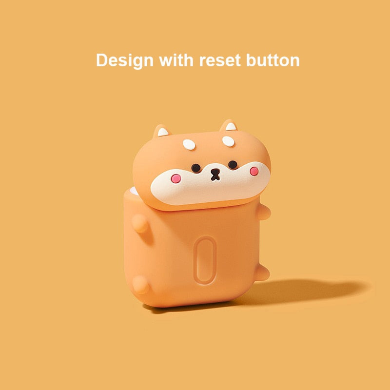 Shiba Inu Soft Silicone Cover For Airpods