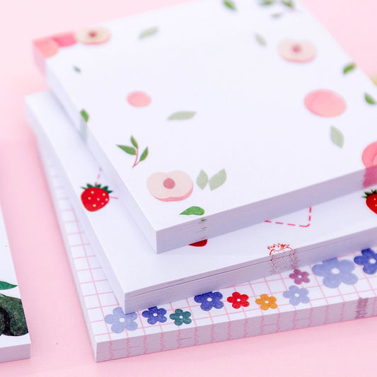 Kawaii Flower Creative Memo Pad Sticky Notes