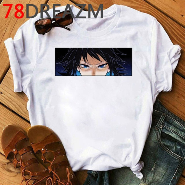 Demon Slayer T Shirt Women Kawaii