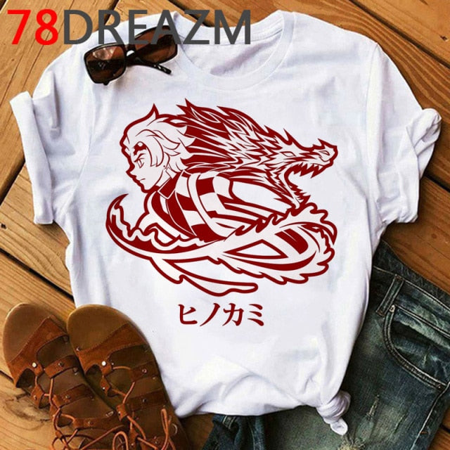 Demon Slayer T Shirt Women Kawaii