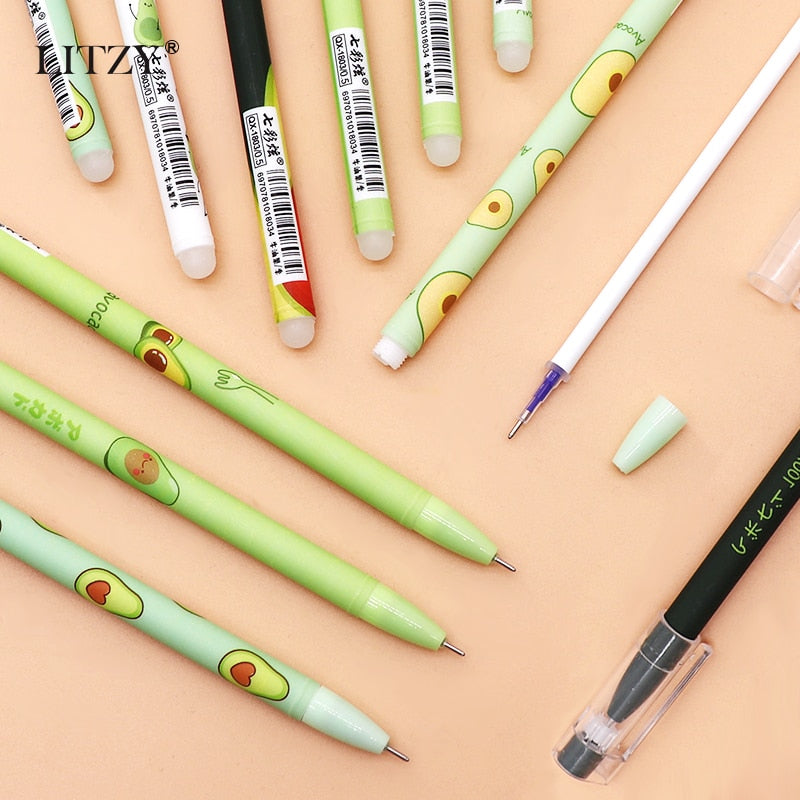 6Pcs/set 0.5mm Kawaii Erasable Pen