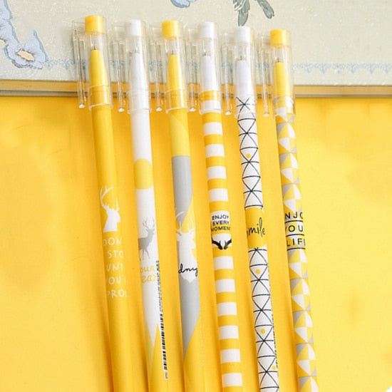 6Pcs/set 0.5mm Kawaii Erasable Pen