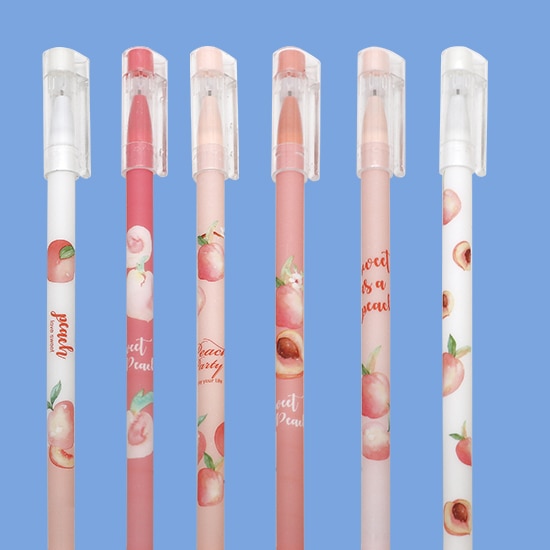 6Pcs/set 0.5mm Kawaii Erasable Pen