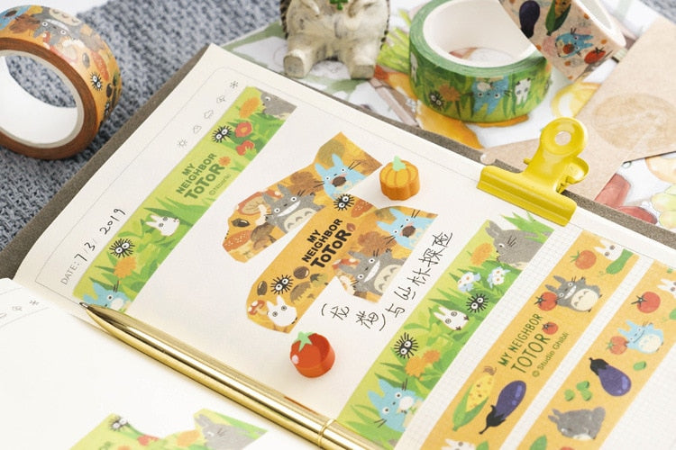 Kawaii Cartoon Totoro Washi Tape
