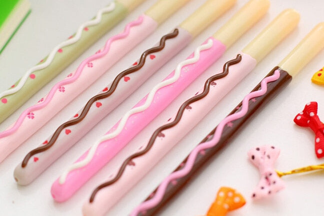 2X Biscuit Stick Kawaii Cookie Gel Pen