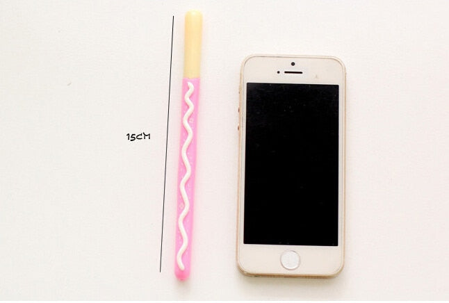 2X Biscuit Stick Kawaii Cookie Gel Pen