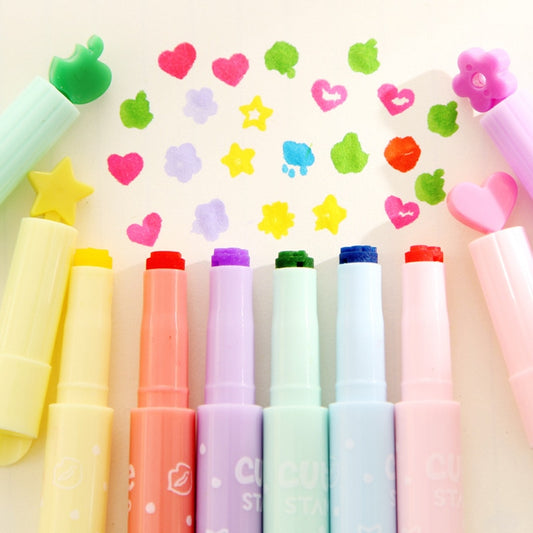 1PCS Cute Candy Color Kawaii Highlighters