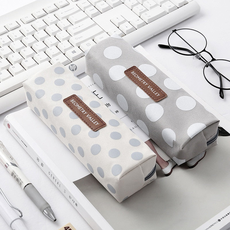 Cute Kawaii Canvas Pencil Case