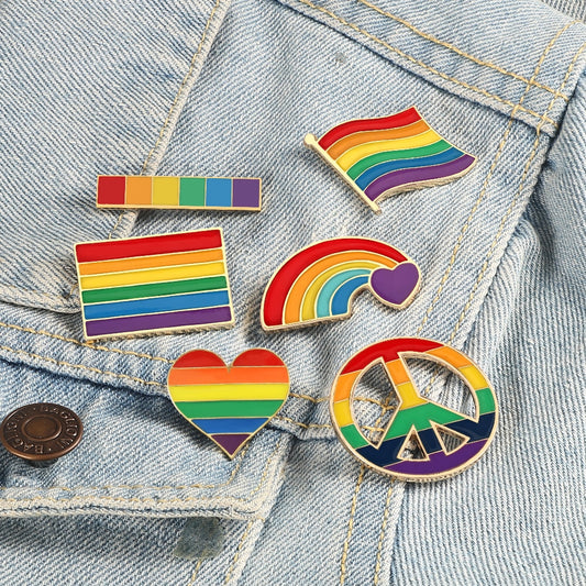 LGBTQ+ Flag Rainbow Pin