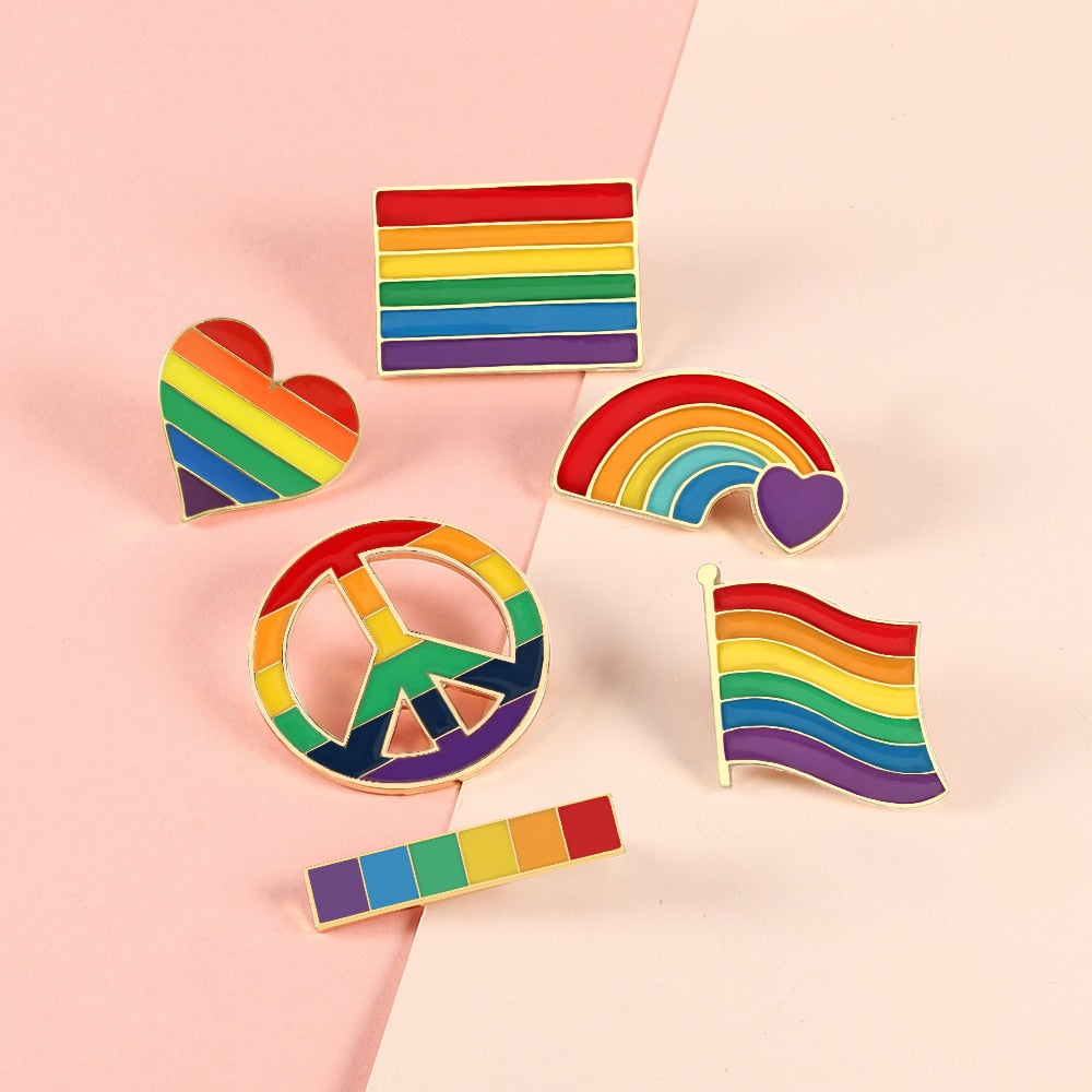 LGBTQ+ Flag Rainbow Pin