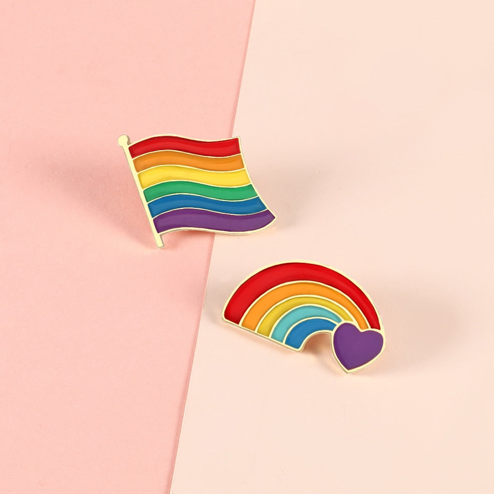 LGBTQ+ Flag Rainbow Pin