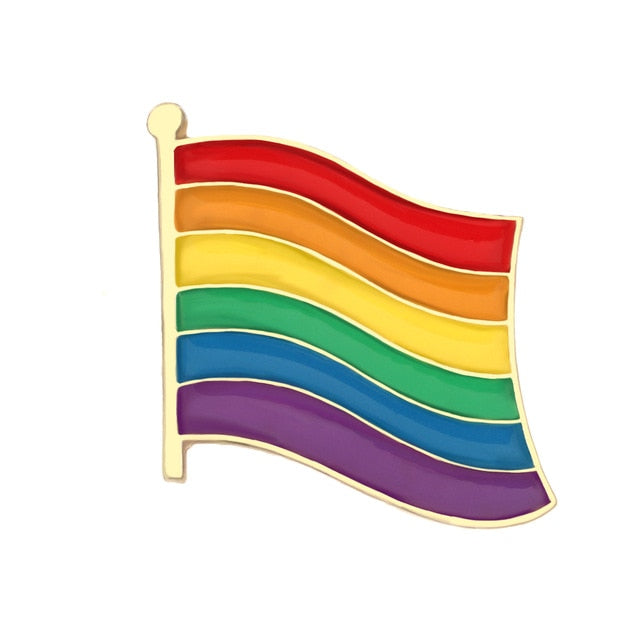 LGBTQ+ Flag Rainbow Pin
