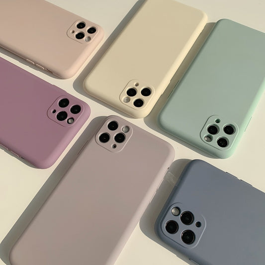 simple color kawaii Japanese Phone Case for apple