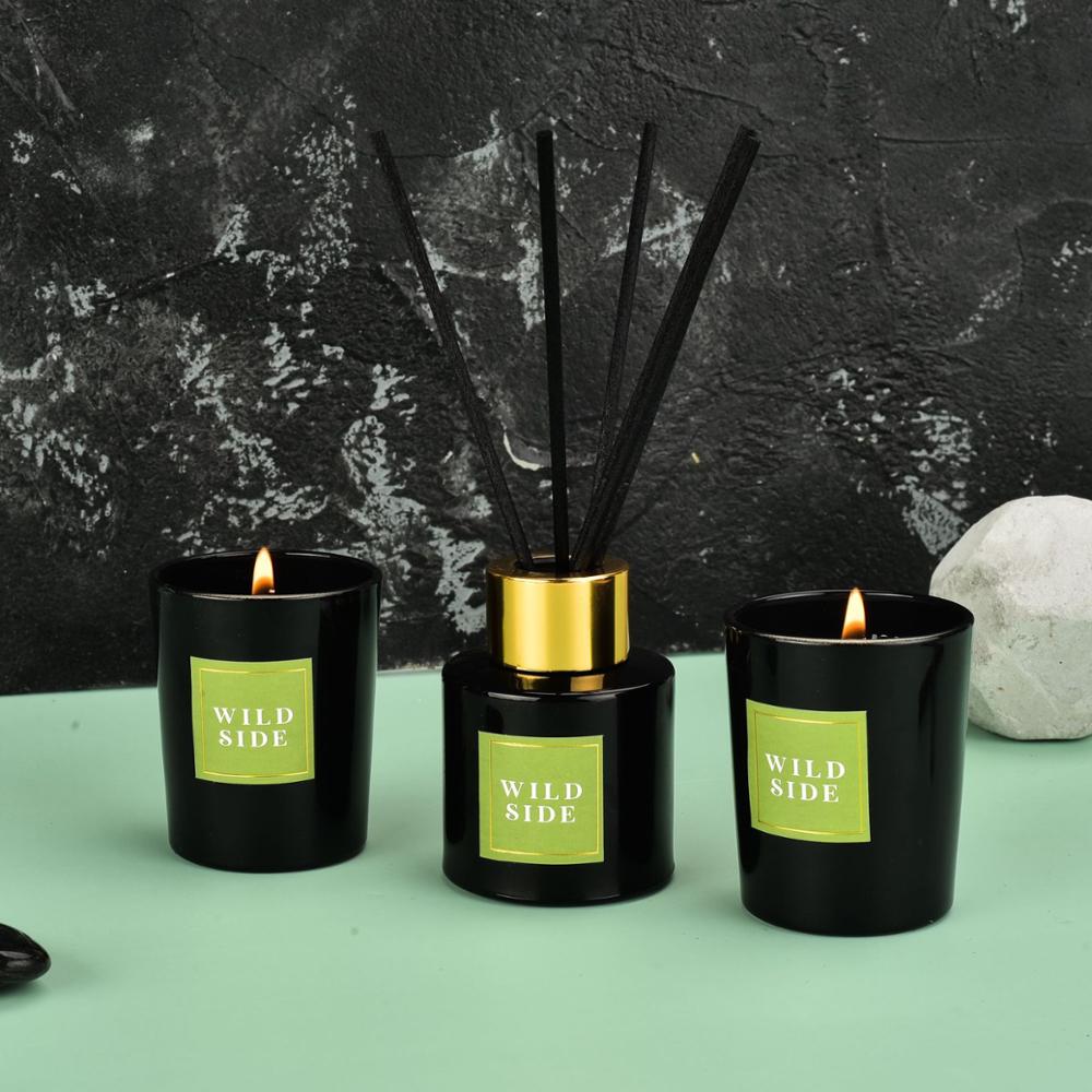 50ml Reed Diffuser + 2pcs Scented Candle Gift Box Set
