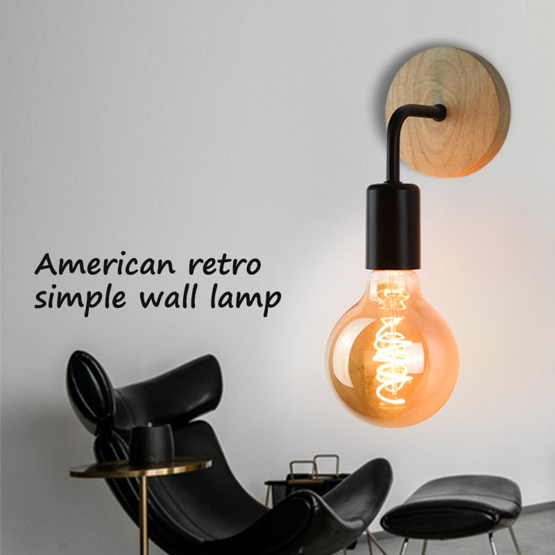 Wood Wall Sconce Wall