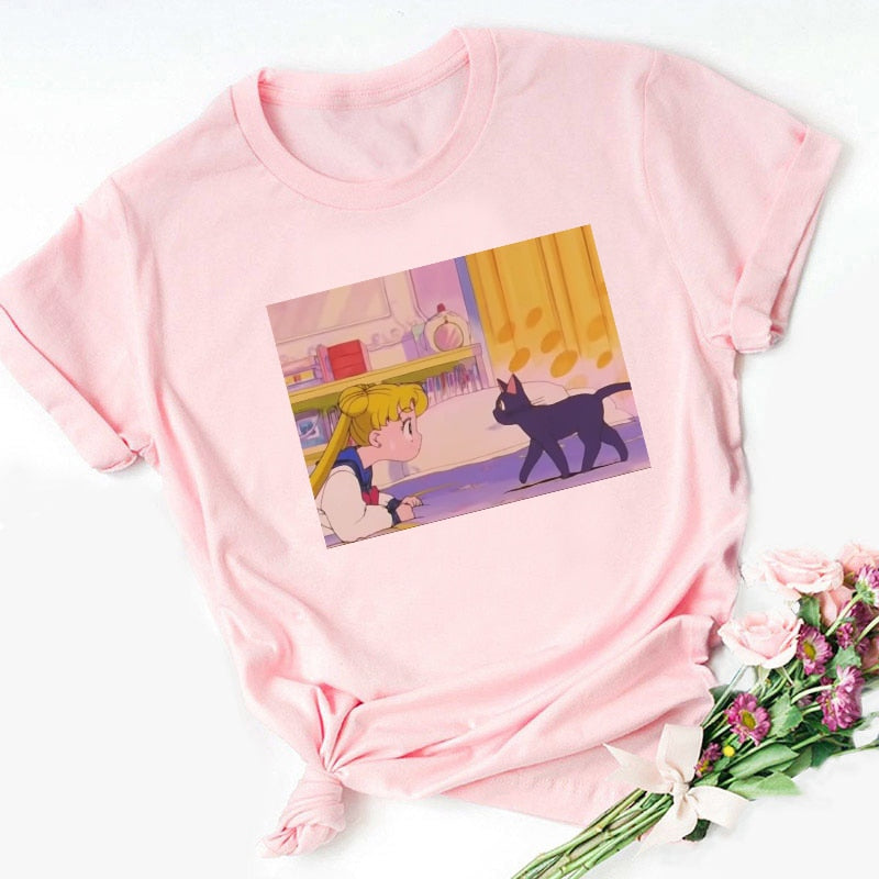 Usagi Tsukino/ Sailor Moon Femme T-Shirt