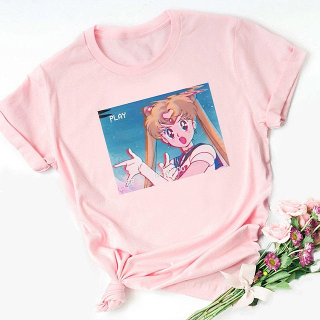 Usagi Tsukino/ Sailor Moon Femme T-Shirt