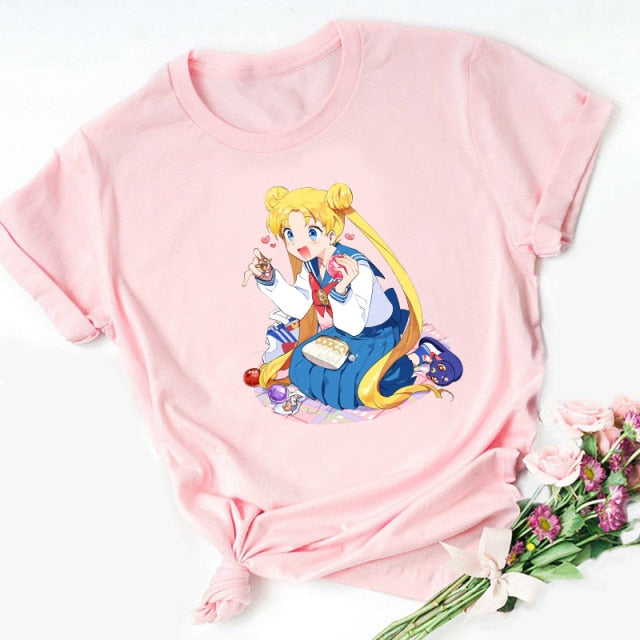 Usagi Tsukino/ Sailor Moon Femme T-Shirt