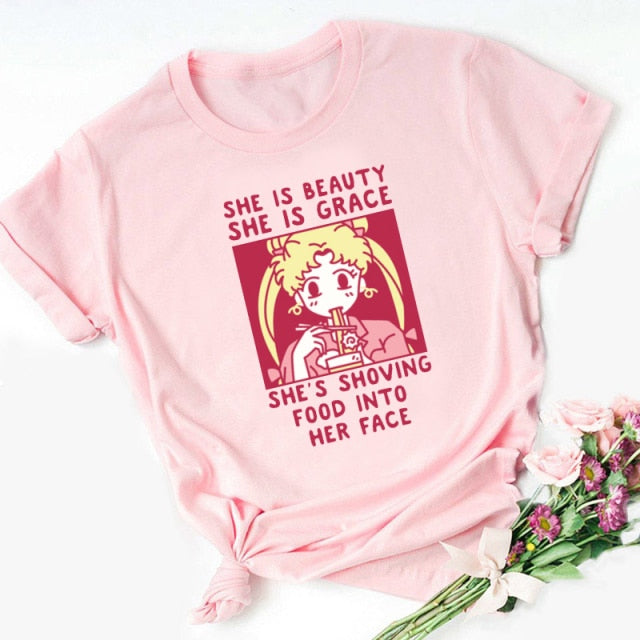 Usagi Tsukino/ Sailor Moon Femme T-Shirt