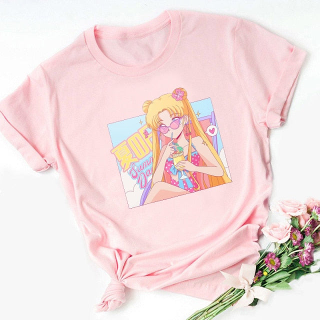 Usagi Tsukino/ Sailor Moon Femme T-Shirt
