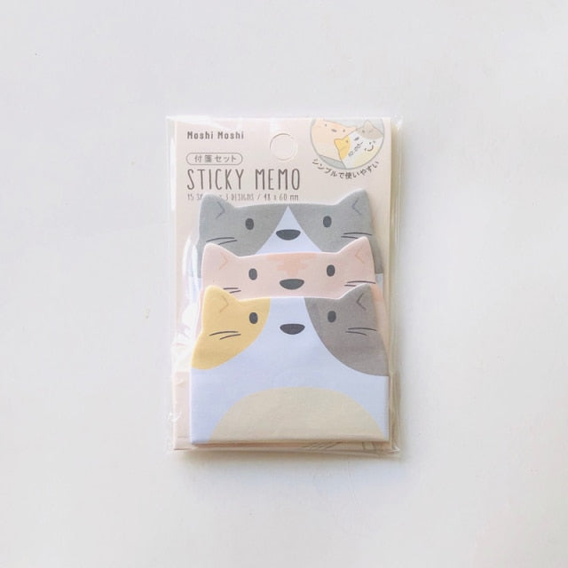 45 Sheets/Pack Kawaii Penguin Pig Bear Cat Memo Pads