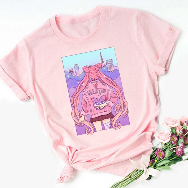 Usagi Tsukino/ Sailor Moon Femme T-Shirt