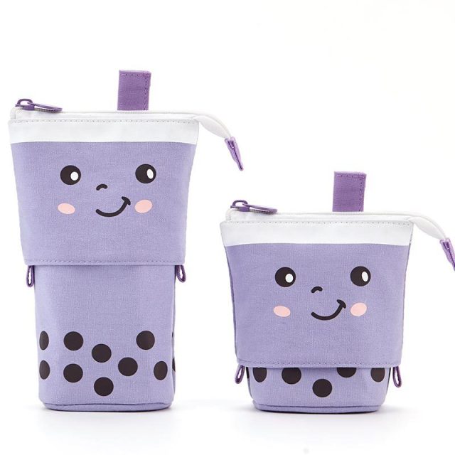 Creative Retractable canvas pencil case