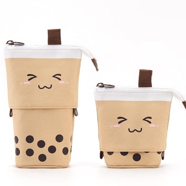 Creative Retractable canvas pencil case