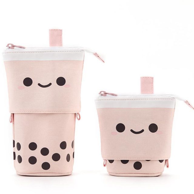 Creative Retractable canvas pencil case