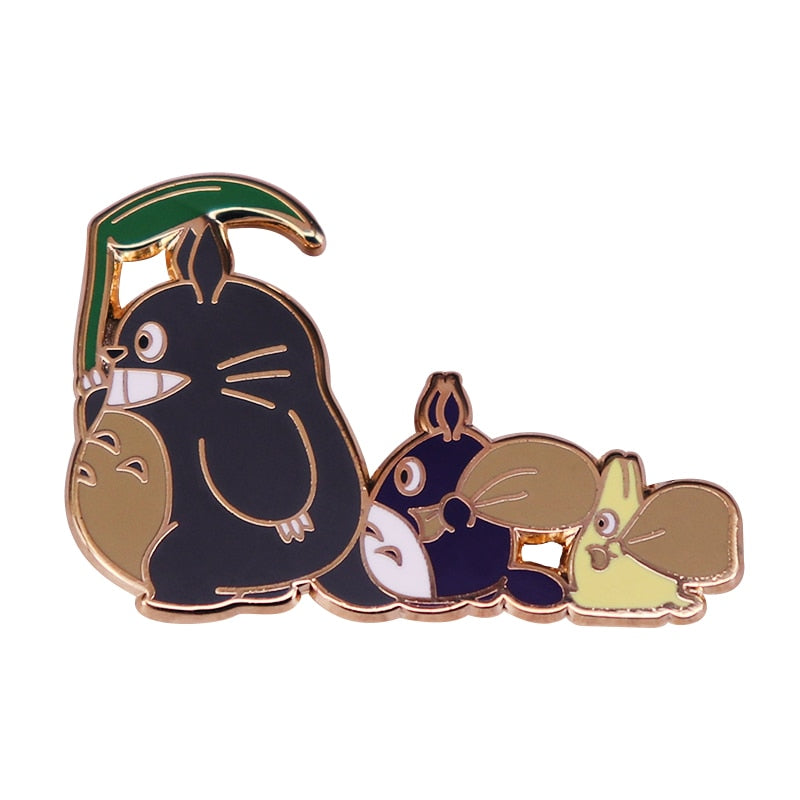 Ghibli Anime Spirits animal Enamel Pin