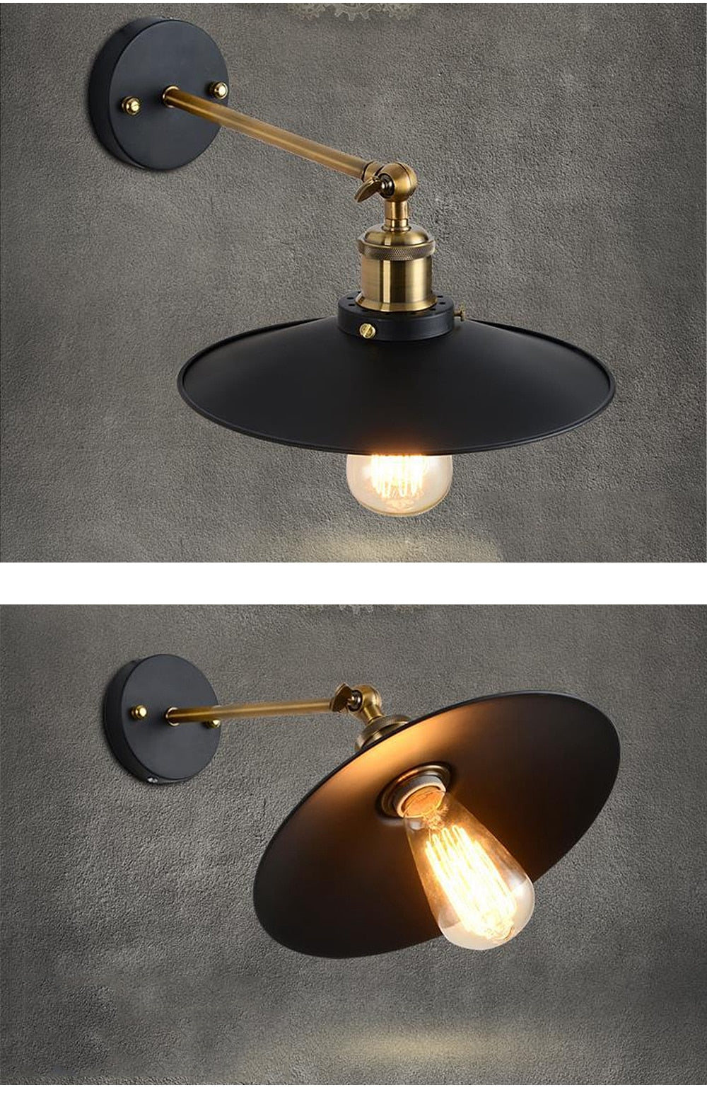 Vintage Industrial Wall Lamps