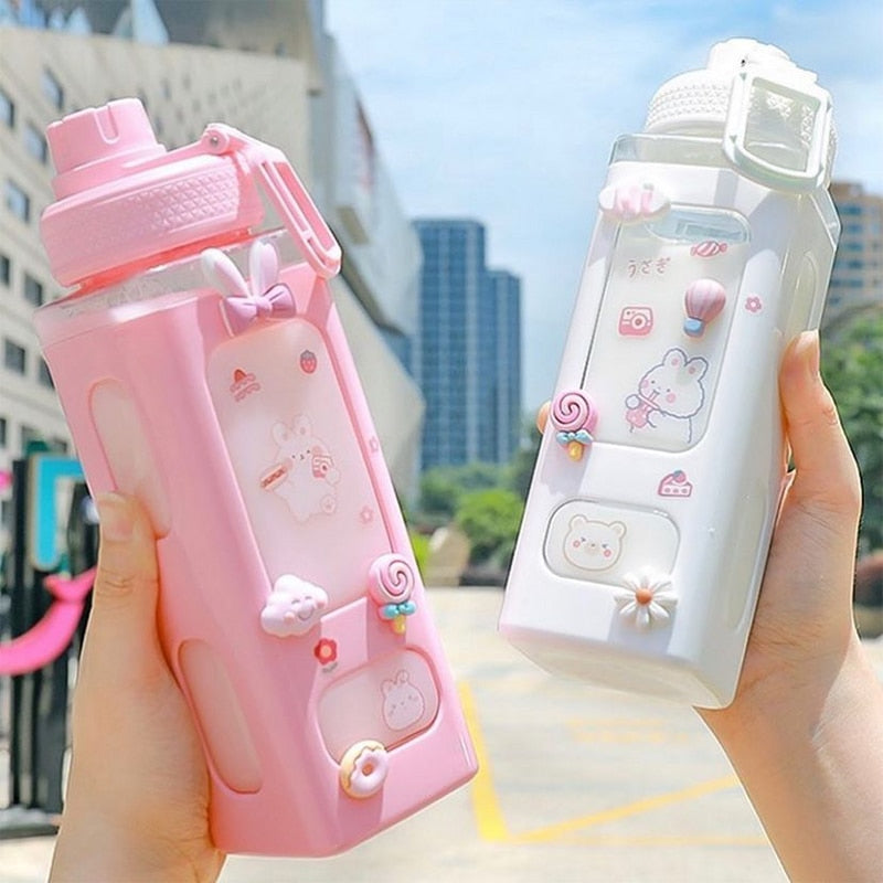 Kawaii Bear Pastel Water Bottle