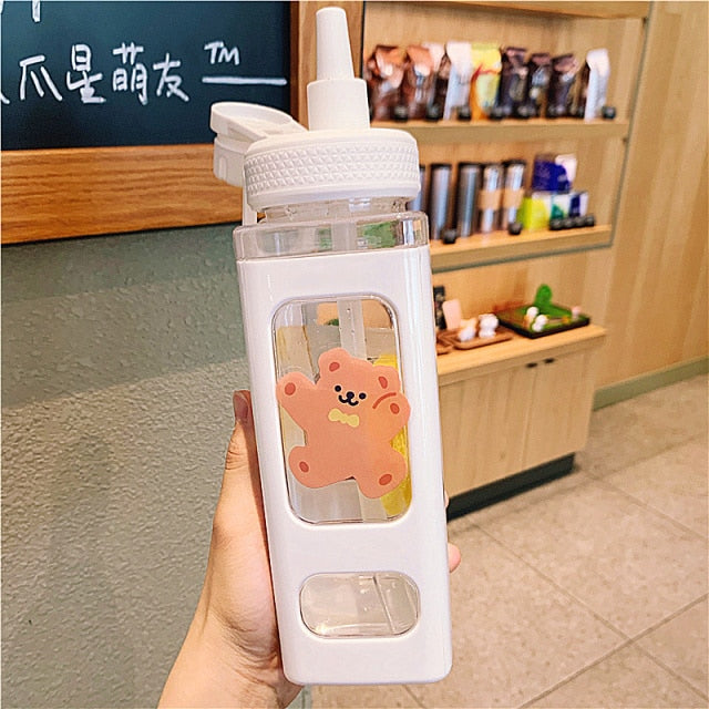 Kawaii Bear Pastel Water Bottle