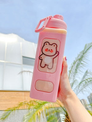 Kawaii Bear Pastel Water Bottle