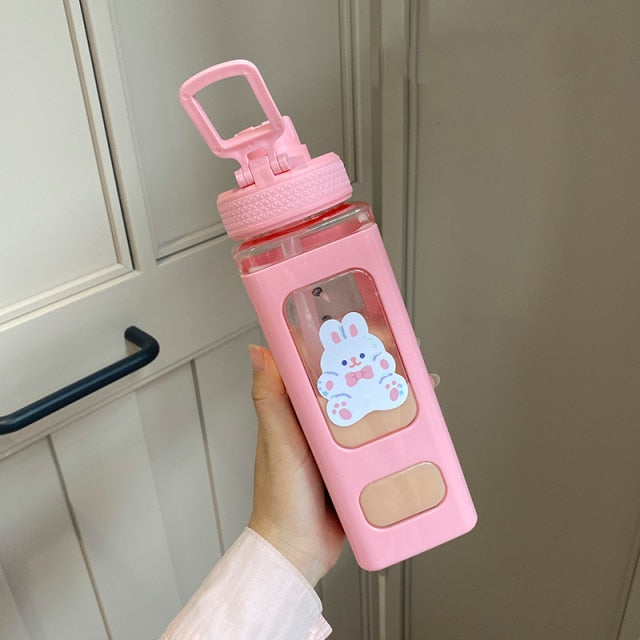 Kawaii Bear Pastel Water Bottle