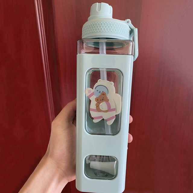 Kawaii Bear Pastel Water Bottle