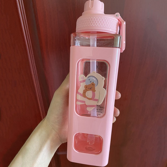 Kawaii Bear Pastel Water Bottle