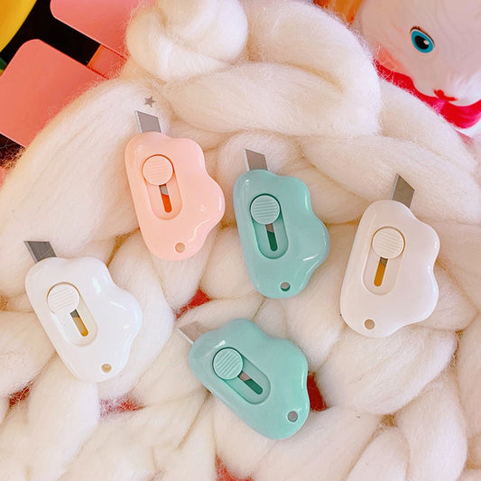 Kawaii Mini Pocket Clouds Art Box Cutter