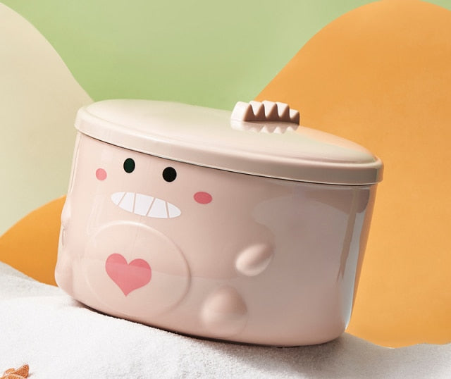 Kawaii Duck Ramen Noodles Bowl With Lid