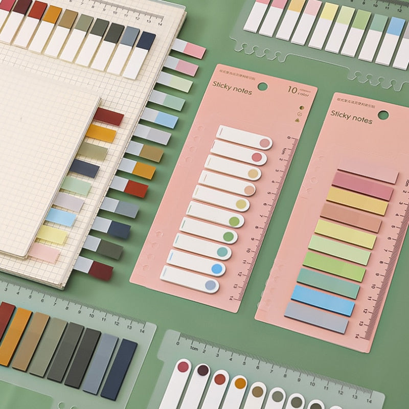 200 Sheets Retro Memo Pad Posted It Sticky Notes Paper Sticker