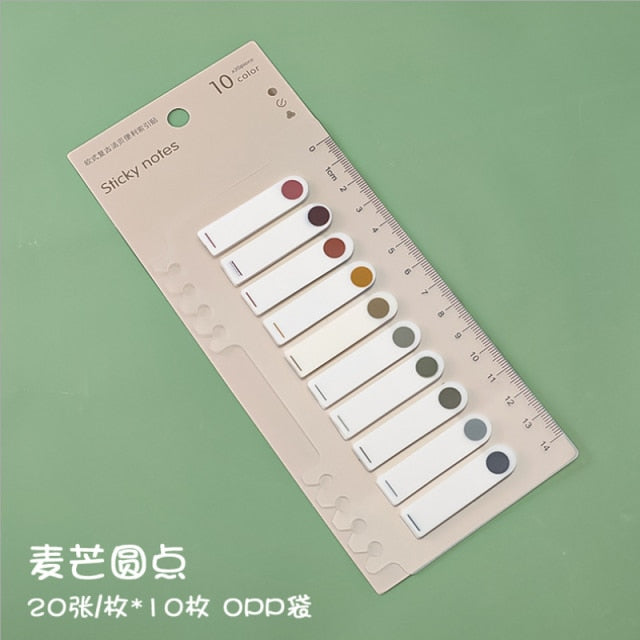 200 Sheets Retro Memo Pad Posted It Sticky Notes Paper Sticker