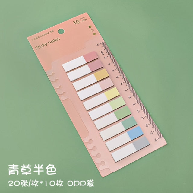 200 Sheets Retro Memo Pad Posted It Sticky Notes Paper Sticker
