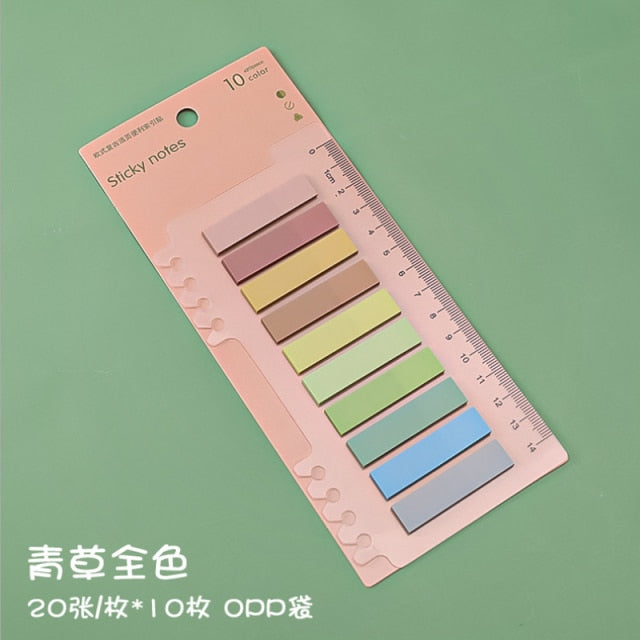 200 Sheets Retro Memo Pad Posted It Sticky Notes Paper Sticker