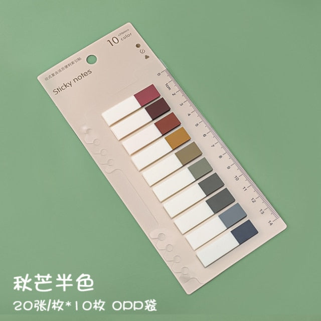 200 Sheets Retro Memo Pad Posted It Sticky Notes Paper Sticker