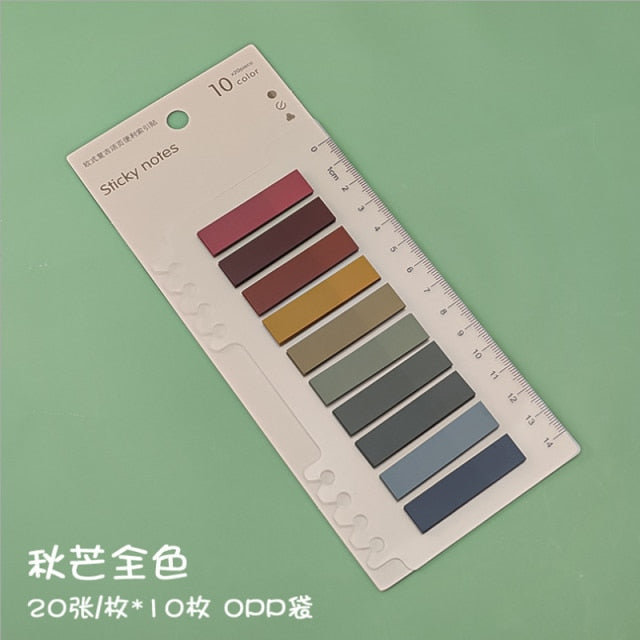 200 Sheets Retro Memo Pad Posted It Sticky Notes Paper Sticker